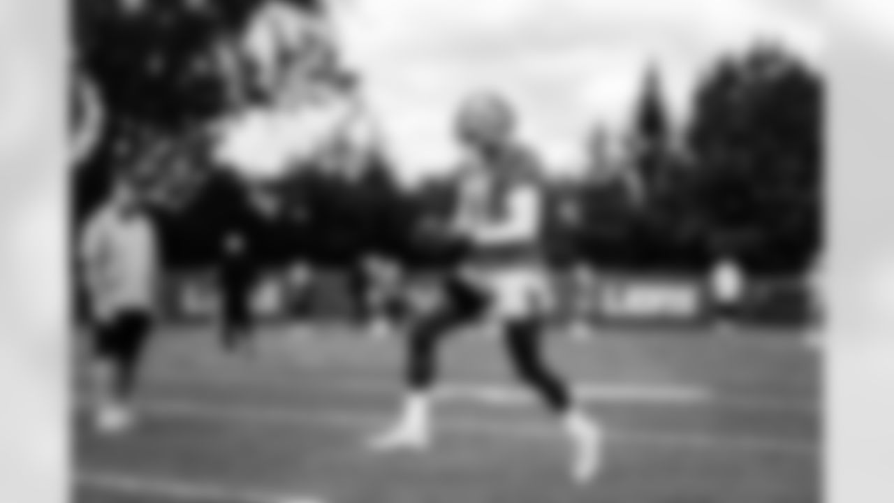 Detroit Lions wide receiver Quintez Cephus (87) during Lions practice at the Training Facility in Allen Park, MI on September 9, 2021. (Jeff Nguyen/Detroit Lions)