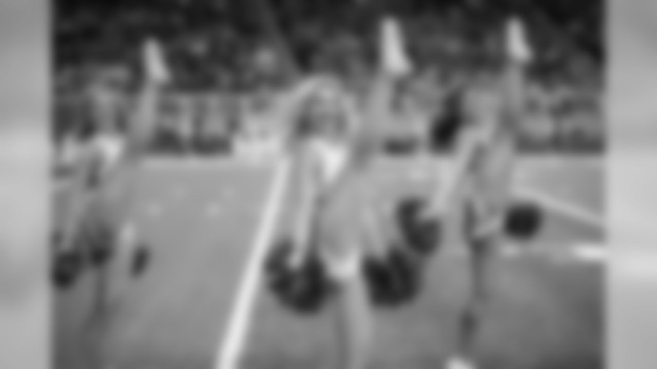Detroit Lions Cheerleaders during a NFL football game against the Tampa Bay Buccaneers Sunday, Dec. 15, 2019 in Detroit. (Detroit Lions via AP).