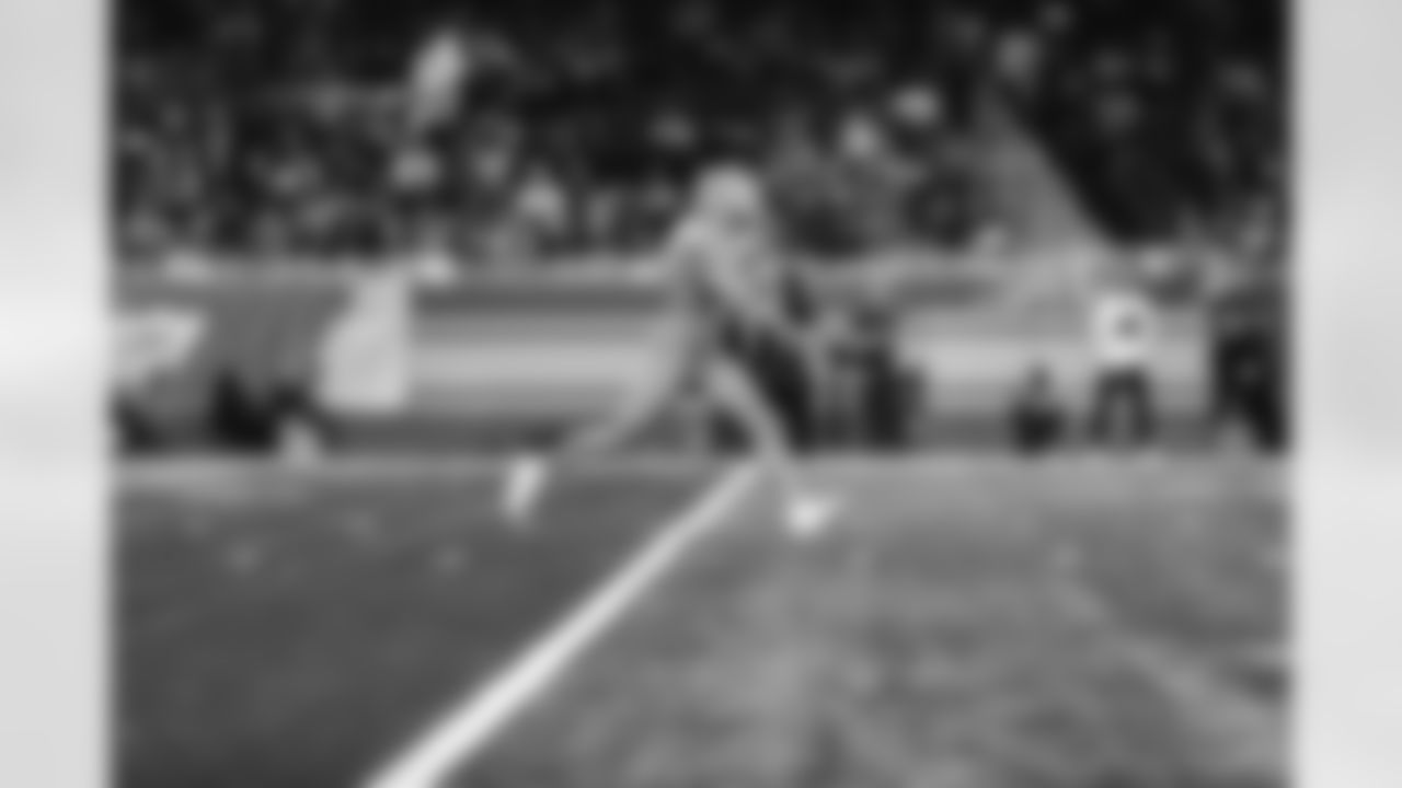 Detroit Lions punter Jack Fox (3) during a NFL football game against the Minnesota Vikings on Sunday, December 5, 2021 in Detroit, MI. (Josh Mandujano/Detroit Lions).