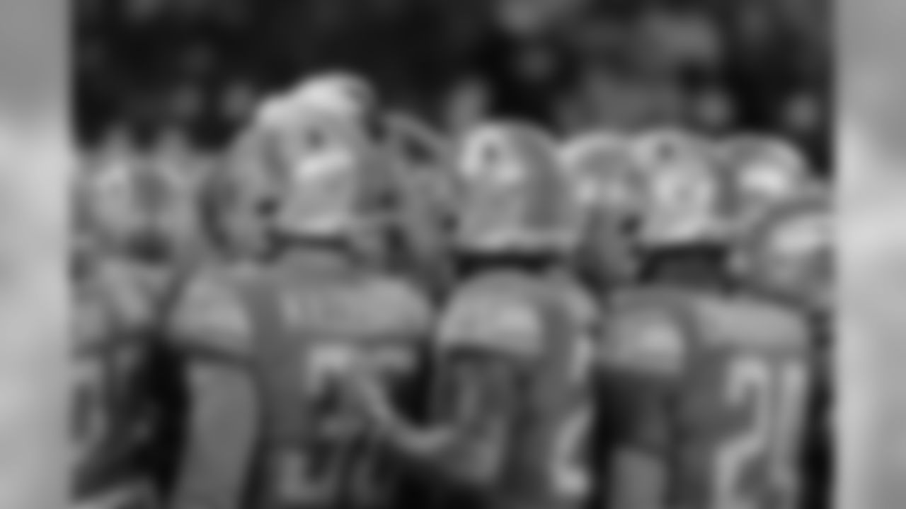 Detroit Lions defensive backs before a NFL football game against the Tampa Bay Buccaneers Sunday, Dec. 15, 2019 in Detroit. (Detroit Lions via AP).