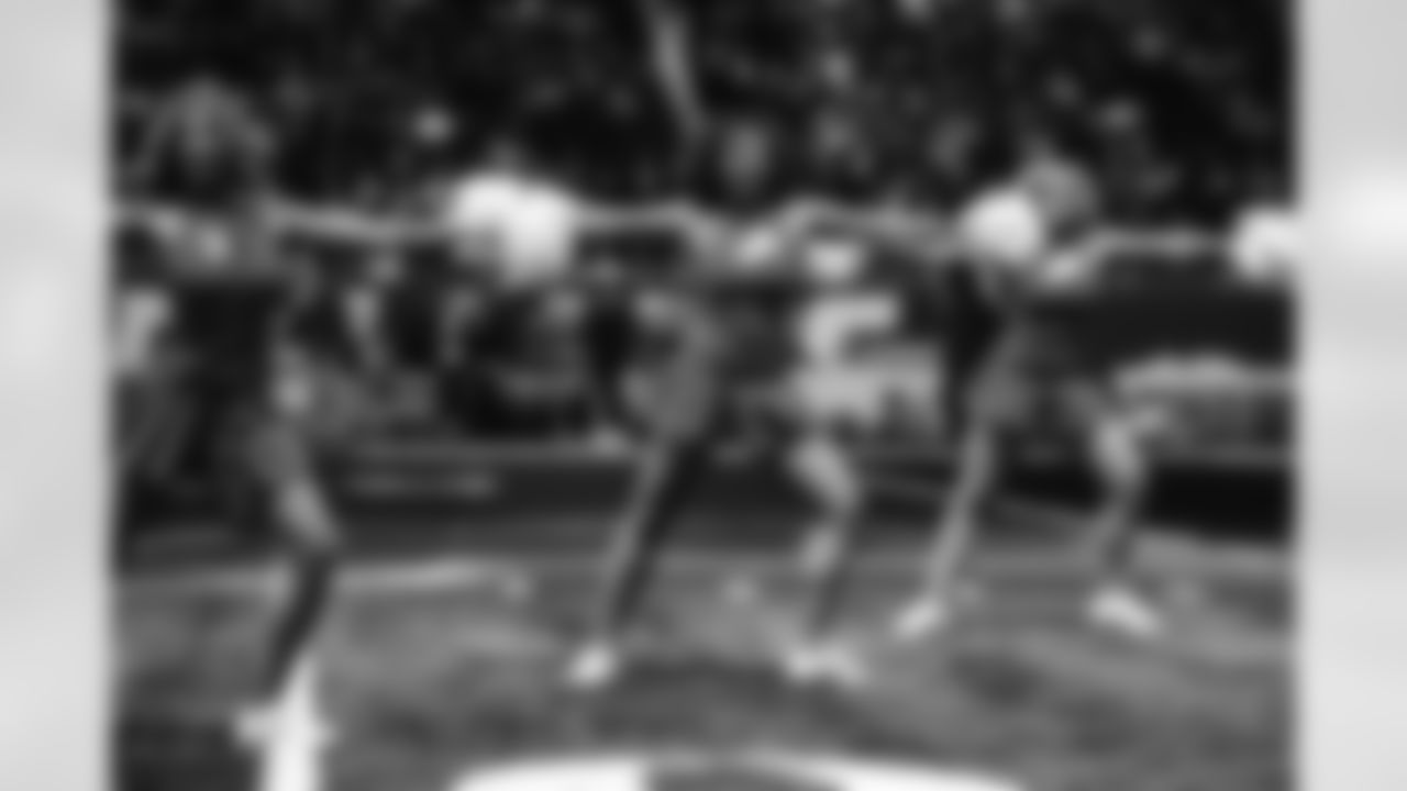Detroit Lions Cheerleaders perform during a NFL football game against the Buffalo Bills on Thursday, November 24, 2022 in Detroit, MI. (Mike Ferdinande/Detroit Lions).