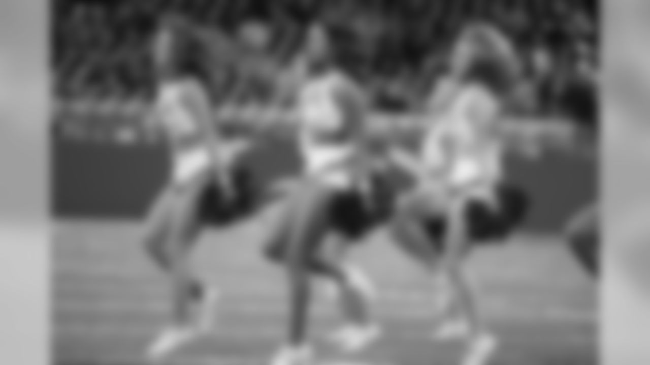 Detroit Lions Cheerleaders during a NFL football game against the Tampa Bay Buccaneers Sunday, Dec. 15, 2019 in Detroit. (Detroit Lions via AP).