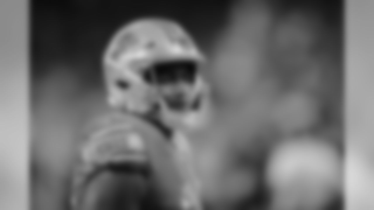 Detroit Lions defensive end Trey Flowers (90) before a NFL football game against the Los Angeles Chargers Sunday, Sept. 15, 2019 in Detroit. (Detroit Lions via AP).