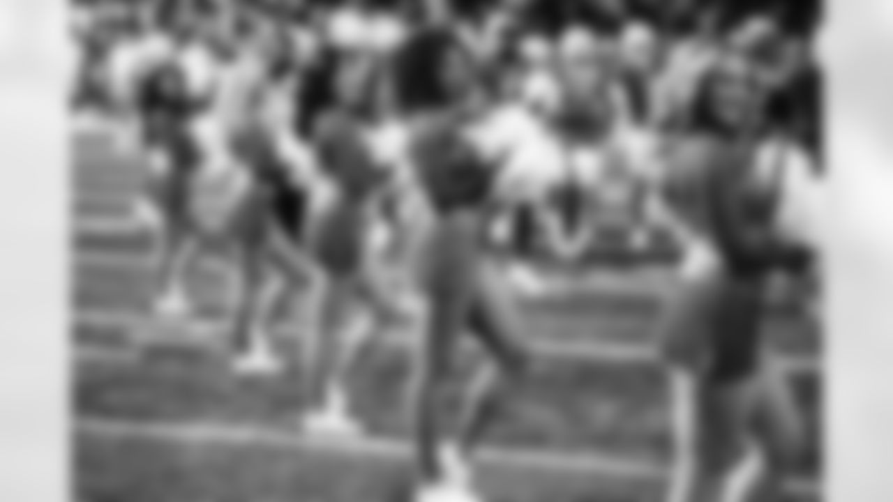 Detroit Lions Cheerleaders during a NFL football game against the Green Bay Packers on Sunday, January 9, 2022 in Detroit, MI. (Mike Ferdinande/Detroit Lions).