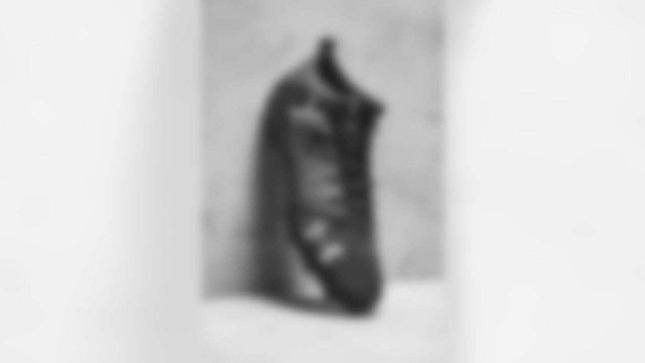Detroit Lions fullback Jason Cabinda (45) owns these shoes. My Cause My Cleats. (Detroit Lions via AP).