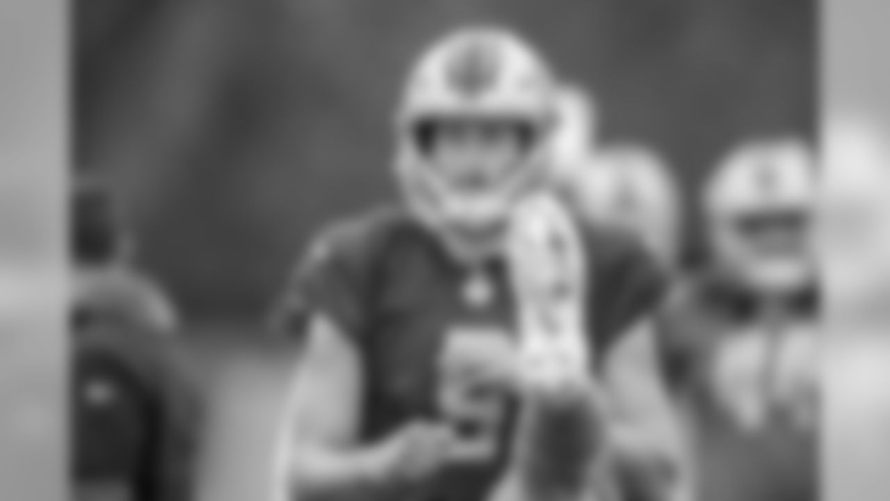 Detroit Lions quarterback Matthew Stafford (9) during practice at the Detroit Lions training facility Wednesday, Oct. 30, 2019 in Allen Park, Mich. (Detroit Lions via AP)