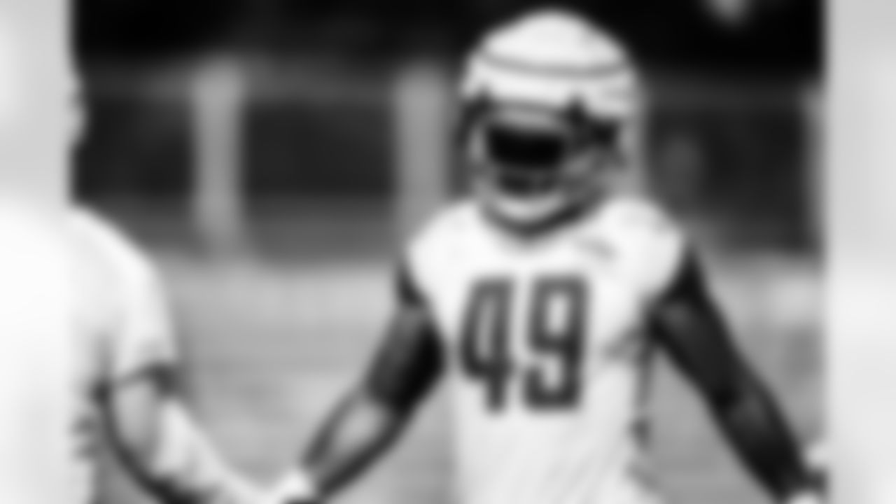 Detroit Lions linebacker Chris Board (49) during Lions Training Camp at the Training Facility in Allen Park, MI on July 28, 2022. (Josh Mandujano/Detroit Lions)
