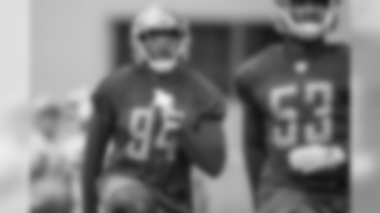 Detroit Lions defensive end Austin Bryant (94) during Day 1 of rookie minicamp on Friday, May 10, 2019 in Allen Park, Mich. (Detroit Lions via AP)