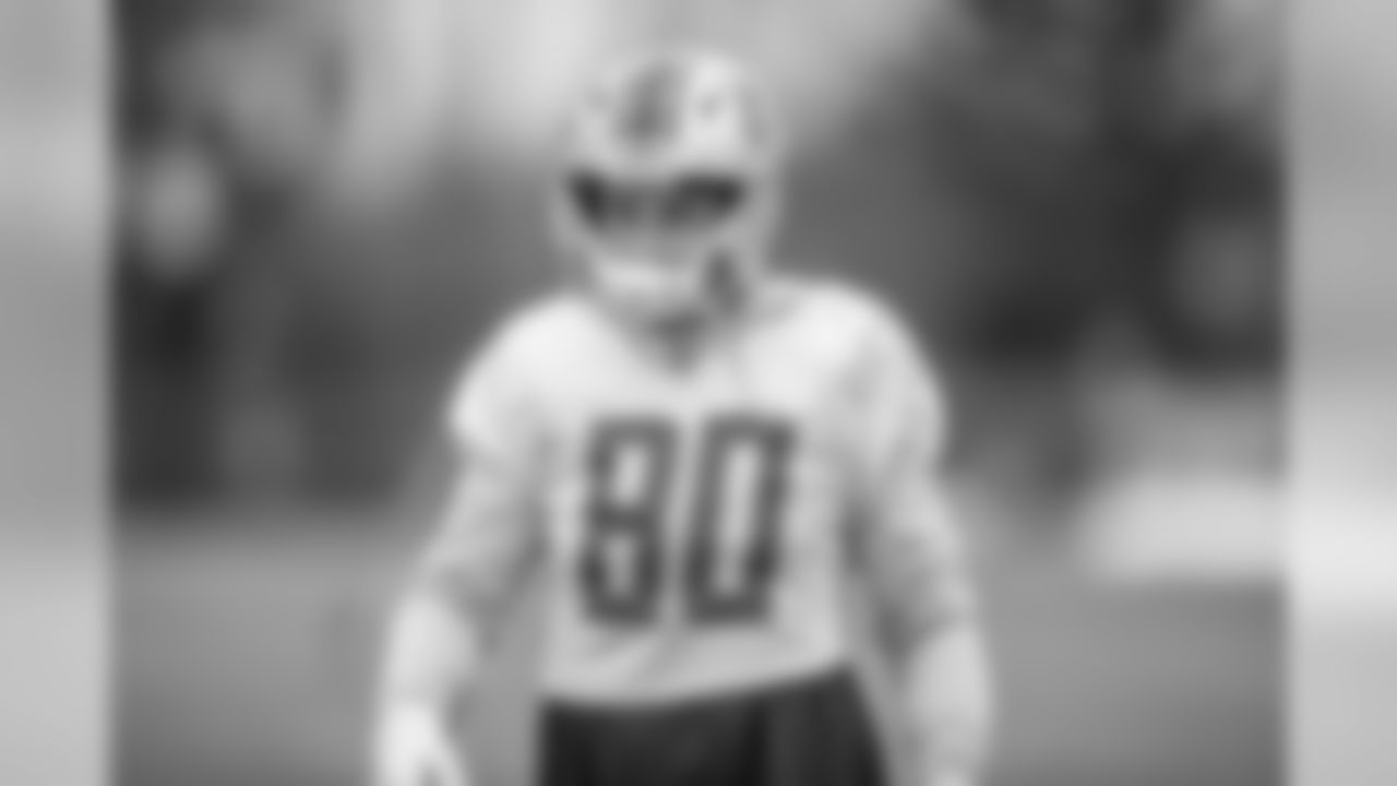 Detroit Lions wide receiver Danny Amendola (80) during practice at the Detroit Lions training facility Friday, Nov. 22, 2019 in Allen Park, Mich. (Detroit Lions via AP)