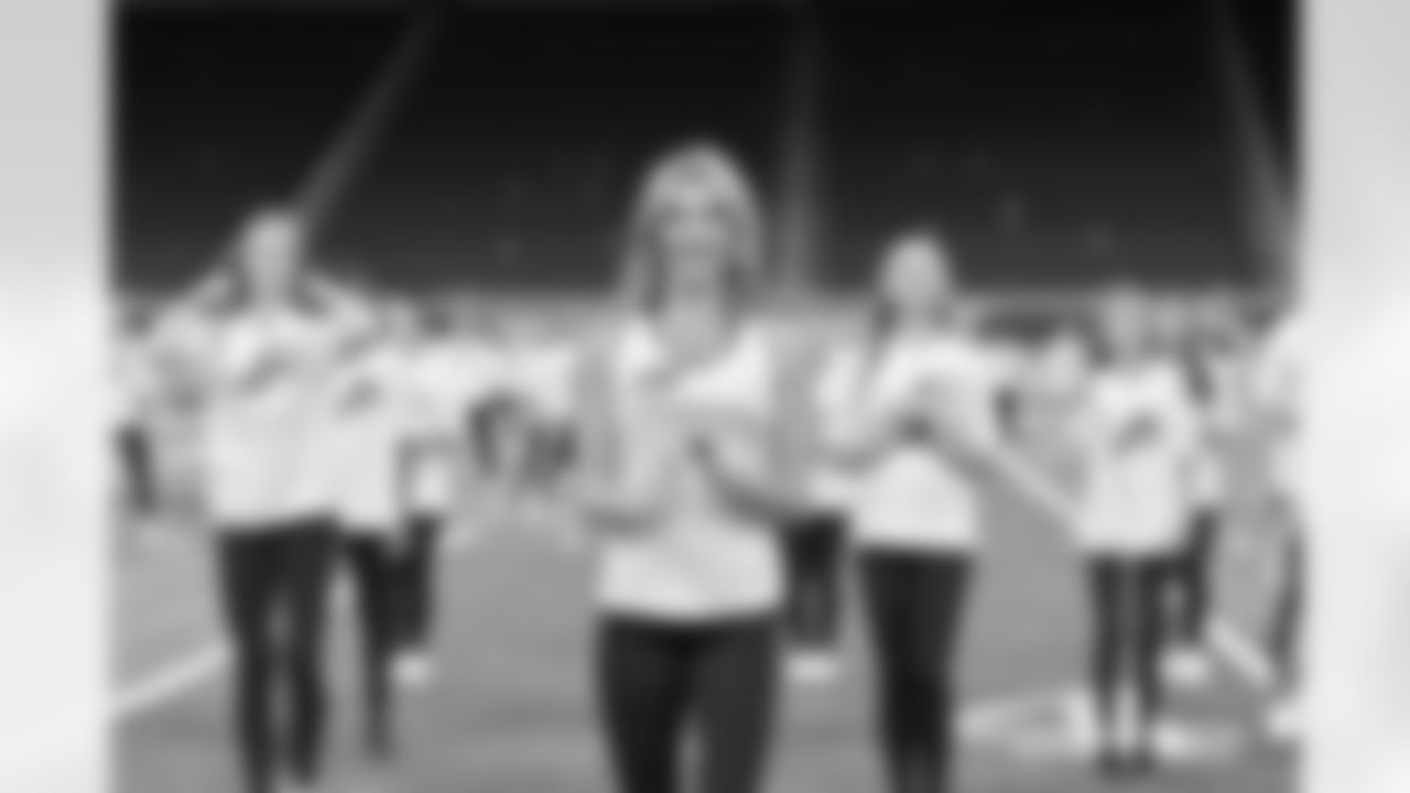 2022 Junior Detroit Lions Cheerleaders Clinic at Ford Field on December 10, 2022. (Carl Jones II/Detroit Lions)