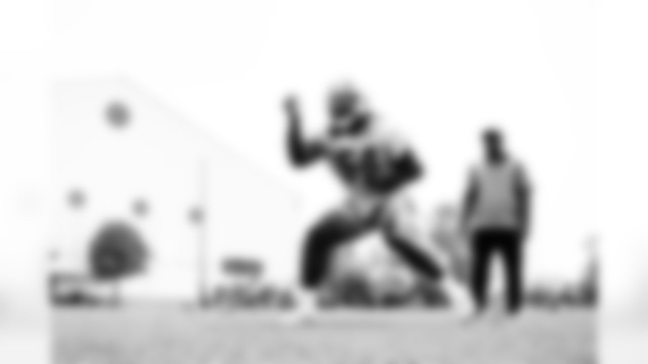 Detroit Lions defensive lineman Alim McNeill (54) during minicamp at the Lions Training Facility in Allen Park, MI on June 7, 2023. (Jeff Nguyen/Detroit Lions)
