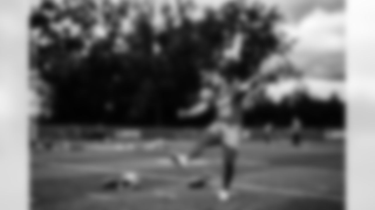 Detroit Lions kicker Austin Seibert (19) during practice at the Lions Training Facility in Allen Park, MI on September 22, 2022. (Jeff Nguyen/Detroit Lions)