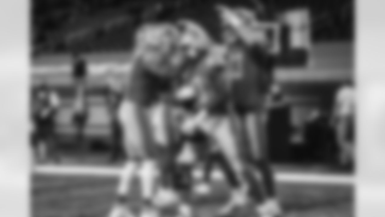 Detroit Lions running back Kerryon Johnson (33) during an NFL football game against the Indianapolis Colts on Sunday, Nov. 1, 2020 in Detroit. (Detroit Lions via AP).