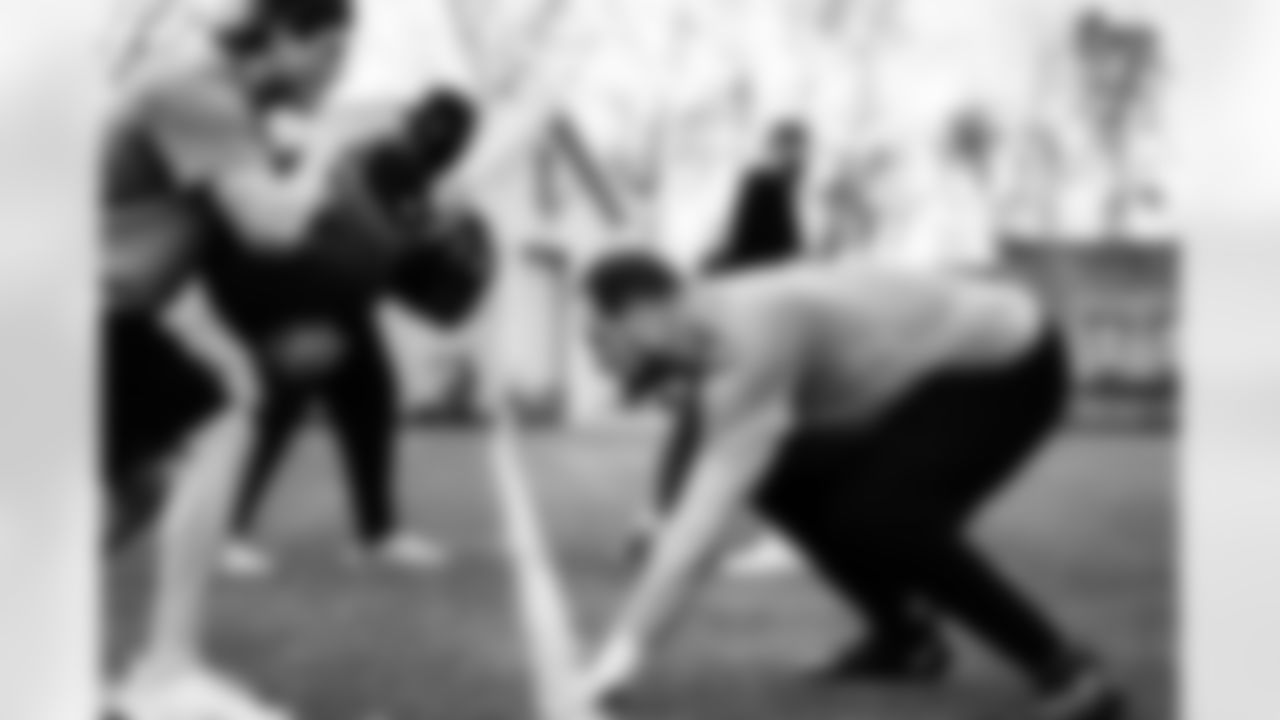 Detroit Lions guard Tommy Kraemer (78) during a morning workout at the Lions training facility in Allen Park, MI on May 11, 2022. (Jeff Nguyen/Detroit Lions)