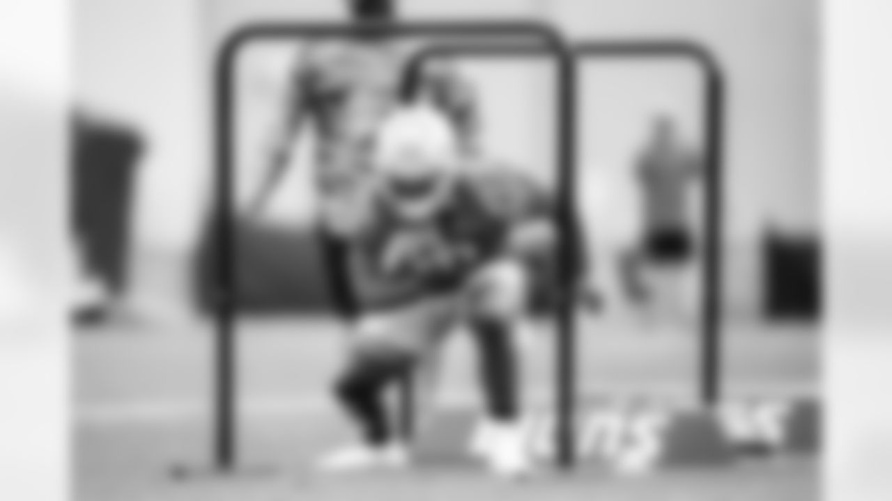 Detroit Lions running back Mike Warren (46) during minicamp at the Training Facility in Allen Park, MI. 2021 (Josh Mandujano/Detroit Lions)