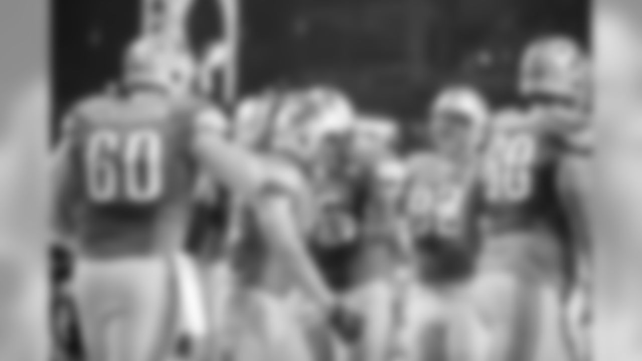 Graham Glasgow, Zach Zenner and Larry Warford