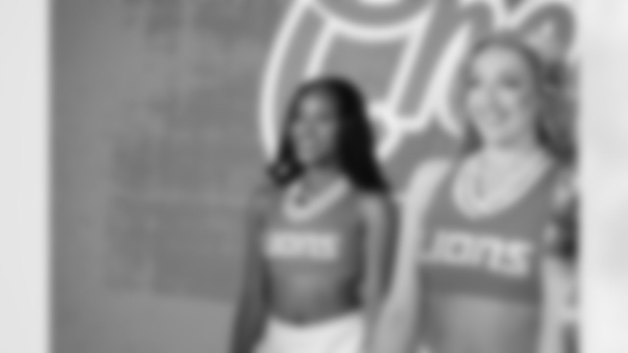 Detroit Lions Cheerleaders during the 2023 Entertainment Team Media Day at the Lions Training Facility in Allen Park, MI on June 4, 2023. (Jeff Nguyen/Detroit Lions)