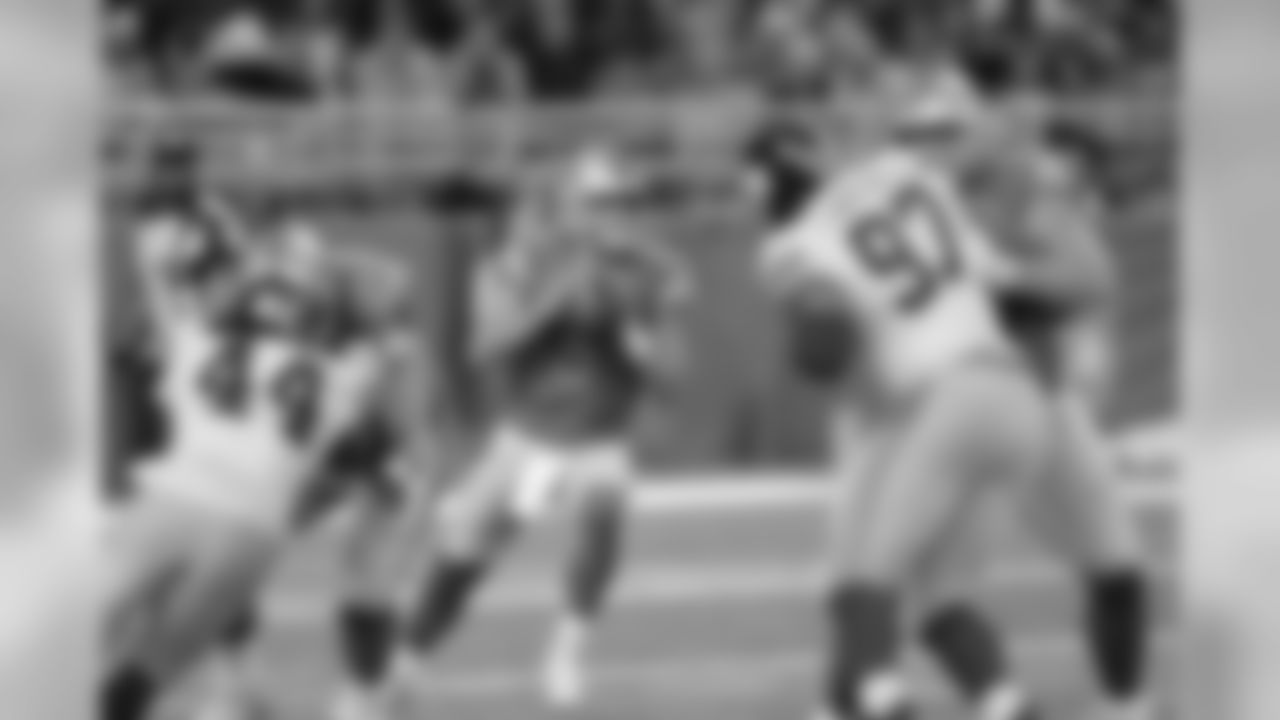 Detroit Lions quarterback Matthew Stafford (9) during a NFL football game against the New York Giants Sunday, Oct. 27, 2019 in Detroit. (Detroit Lions via AP).