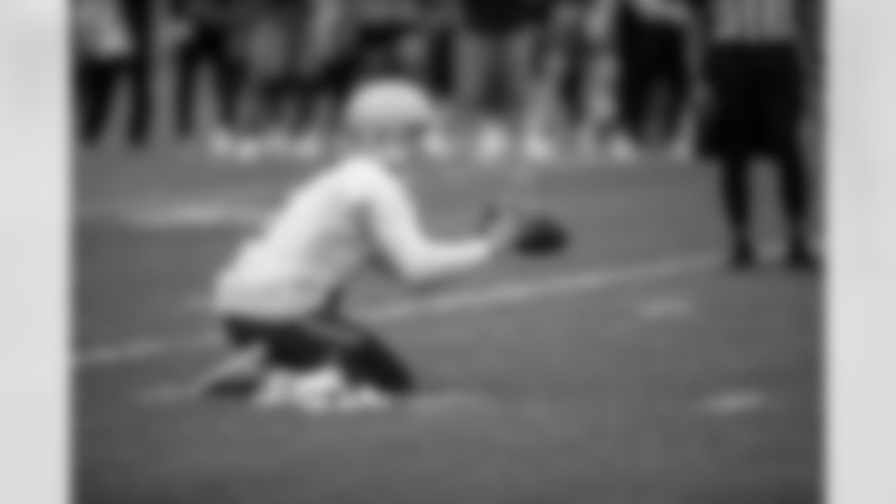 Detroit Lions punter Sam Martin (6) during Day 1 of minicamp on Tuesday, June 4, 2019 in Allen Park, Mich. (Detroit Lions via AP)