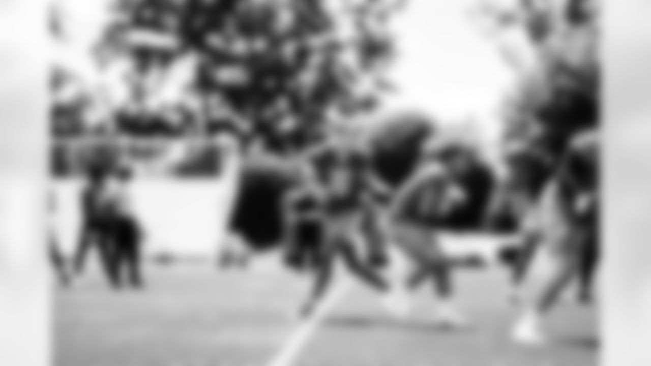 Detroit Lions quarterback Jared Goff (16) during minicamp at the Lions training facility in Allen Park, MI on June 9, 2022. (Jeff Nguyen/Detroit Lions)