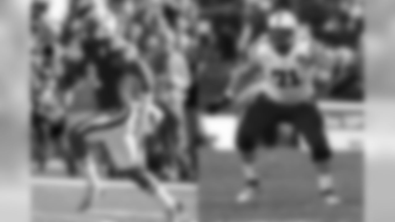 Vikings G /T Jeremiah Sirles blocked for Lions RB Ameer Abdullah at Nebraska during the 2011-13 seasons.