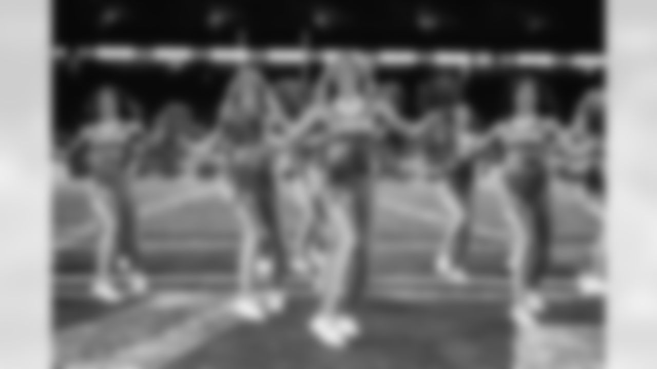 Detroit Lions Cheerleaders perform during a NFL football game against the Buffalo Bills on Thursday, November 24, 2022 in Detroit, MI. (Mike Ferdinande/Detroit Lions).