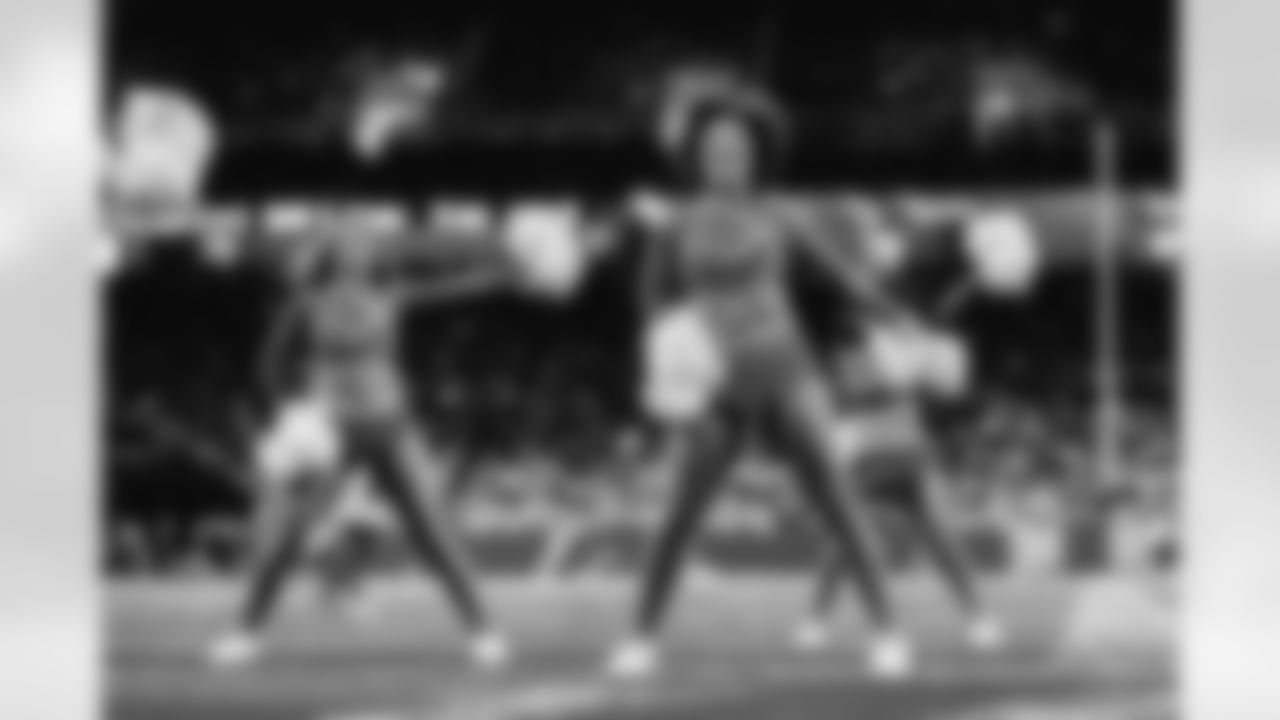 Detroit Lions Cheerleaders during a NFL football game against the Green Bay Packers on Sunday, January 9, 2022 in Detroit, MI. (Mike Ferdinande/Detroit Lions).