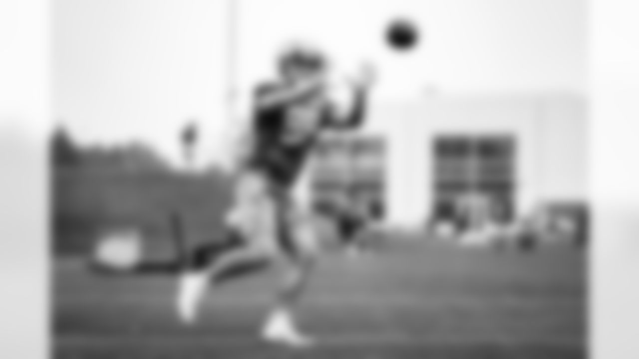 Detroit Lions tight end Brock Wright (89) during Lions Training Camp at the Training Facility in Allen Park, MI on August 5, 2022. (Jeff Nguyen/Detroit Lions)