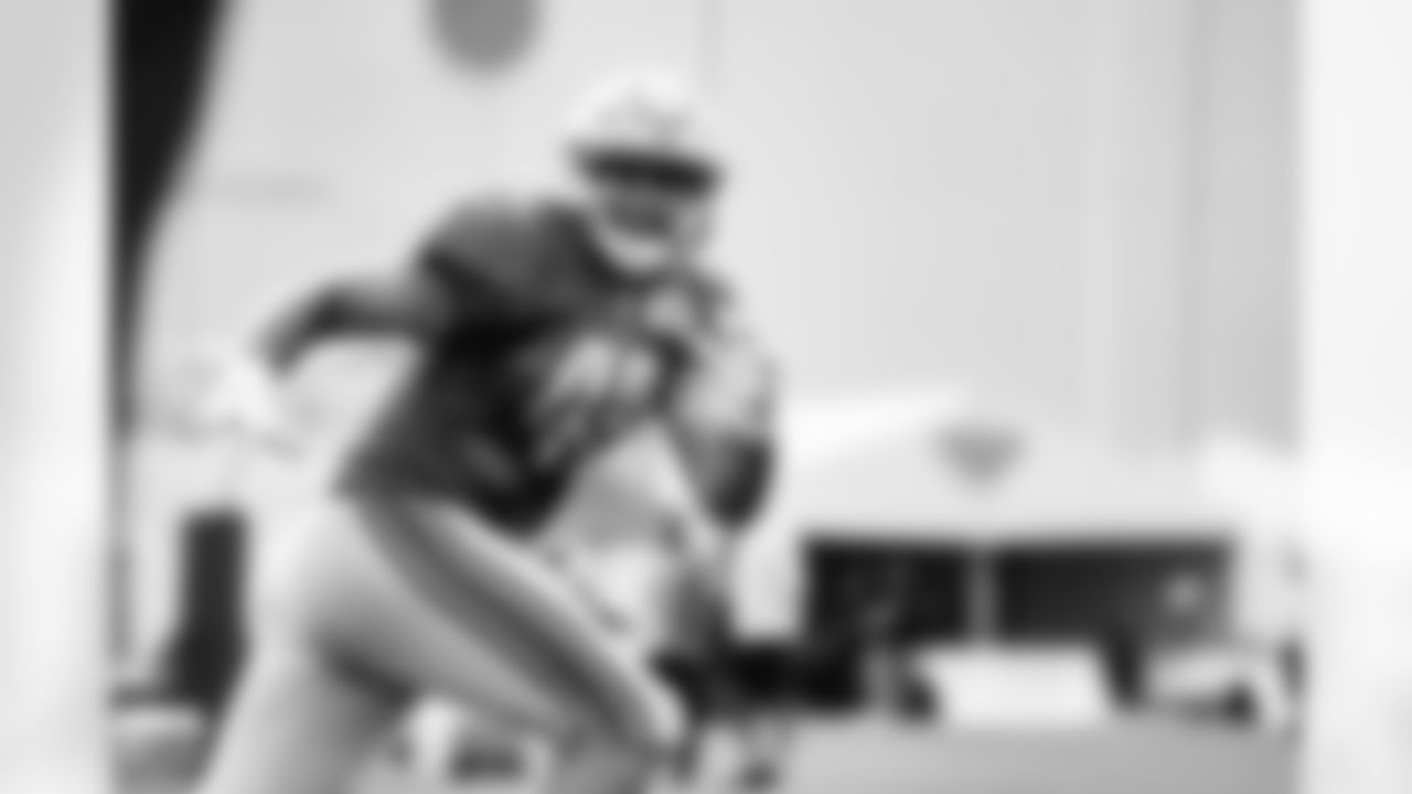 Detroit Lions tight end Hunter Thedford (49) during a training camp practice at the Training Facility in Allen Park, MI on August 3rd, 2021. (Jeff Nguyen/Detroit Lions)