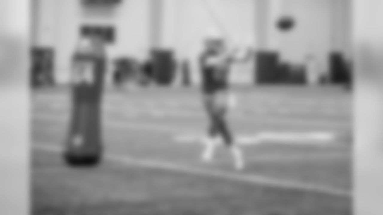 Detroit Lions safety Will Harris (43) during Day 1 of rookie minicamp on Friday, May 10, 2019 in Allen Park, Mich. (Detroit Lions via AP)