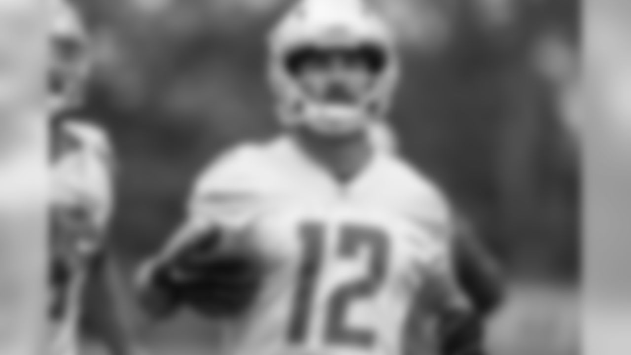 Detroit Lions wide receiver Danny Amendola (12) during Day 3 of OTAs on Thursday, May 23, 2019 in Allen Park, Mich. (Detroit Lions via AP)