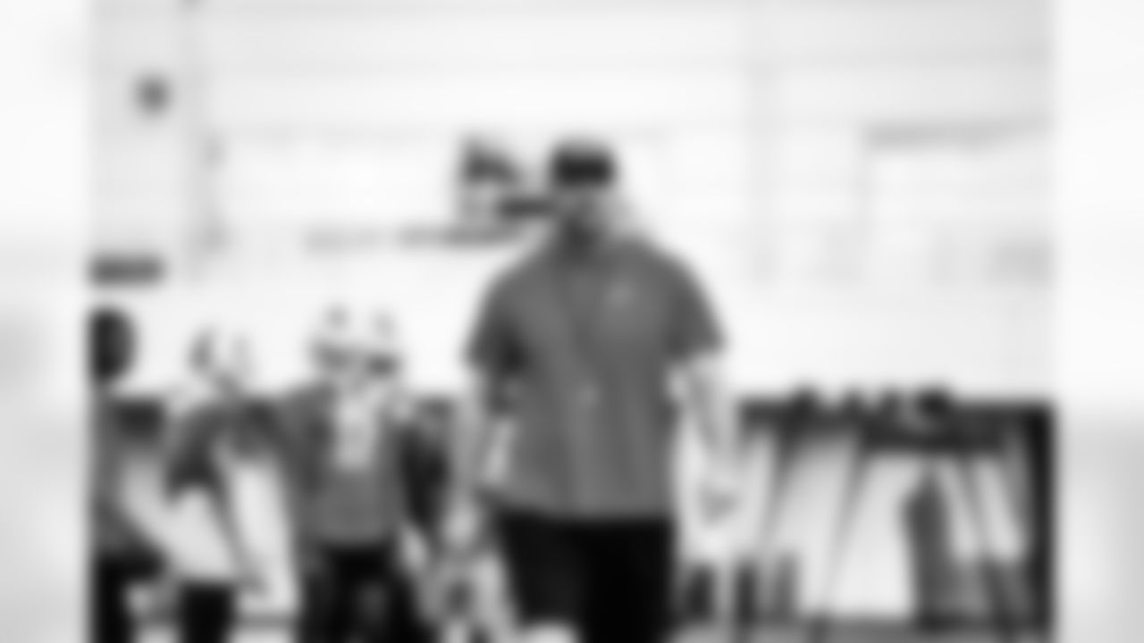 Detroit Lions Head Coach Dan Campbell during practice at the Training Facility in Allen Park, MI on August 22, 2022. (Jeff Nguyen/Detroit Lions)