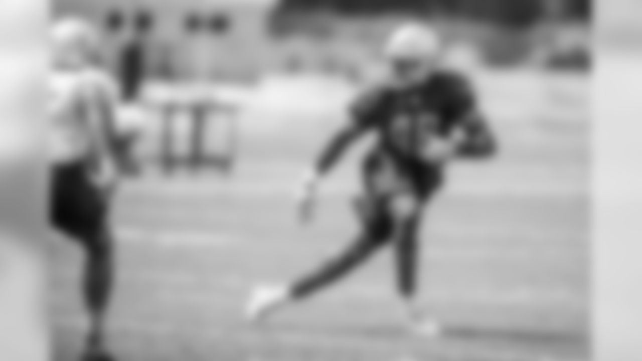 Detroit Lions linebacker Jarrad Davis (40) during an OTA practice at the Detroit Lions training facility on Wednesday, May 30, 2018 in Allen Park, Mich. (Detroit Lions via AP)