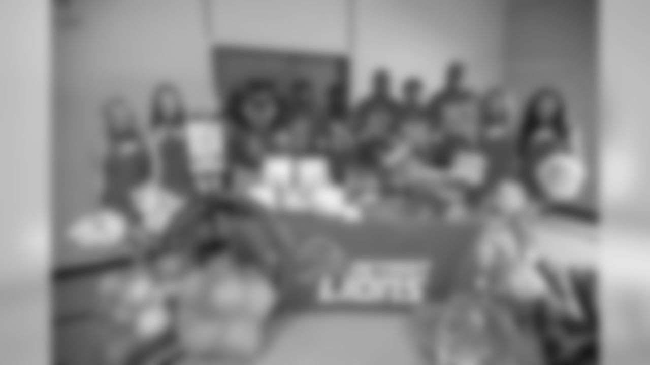 The Detroit Lions surprised students at Detroit Lions Academy with school supplies, uniforms, shoes, gym and art equipment and game tickets on their first day back at school, Tuesday, Sept. 4, 2018.