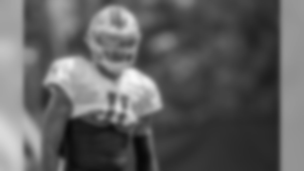 Detroit Lions wide receiver Marvin Jones Jr. (11) during practice at the Detroit Lions training facility on Wednesday, Aug. 21, 2019 in Allen Park, Mich. (Detroit Lions via AP)