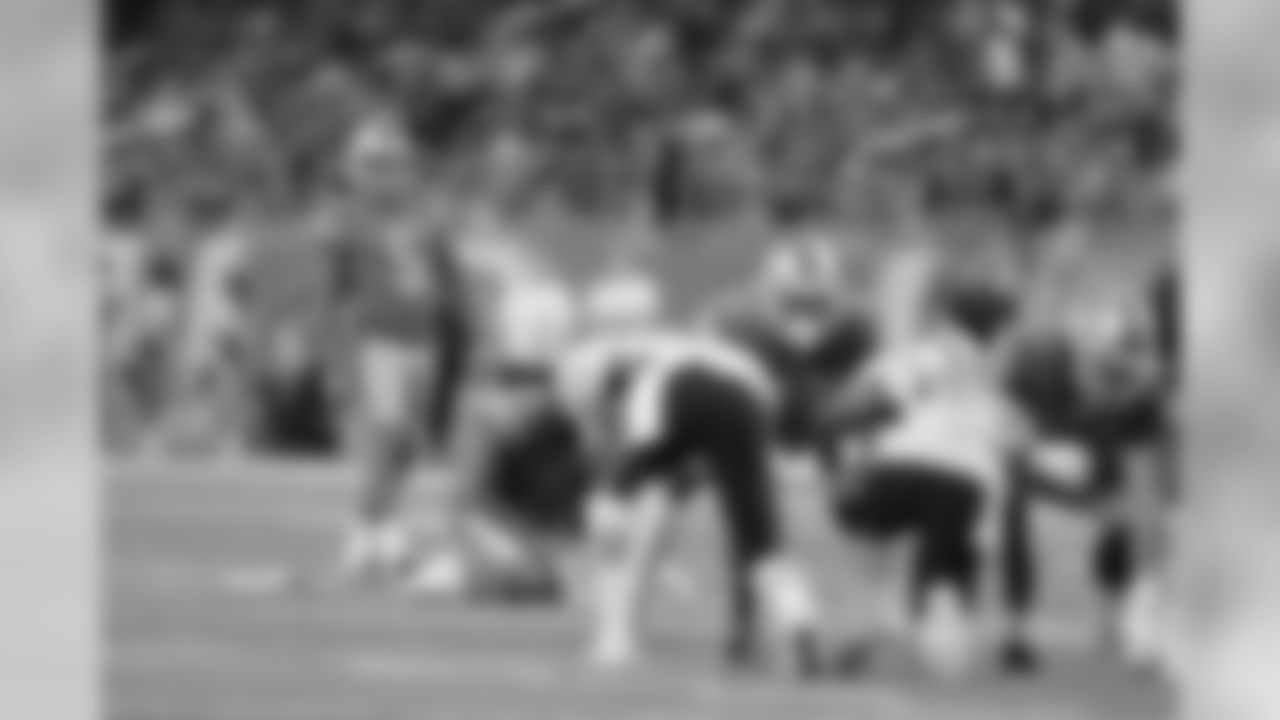 Detroit Lions kicker Matt Prater (5) during a NFL football game against the New England Patriots on Sunday, Sept. 23, 2018 in Detroit. (Detroit Lions via AP).