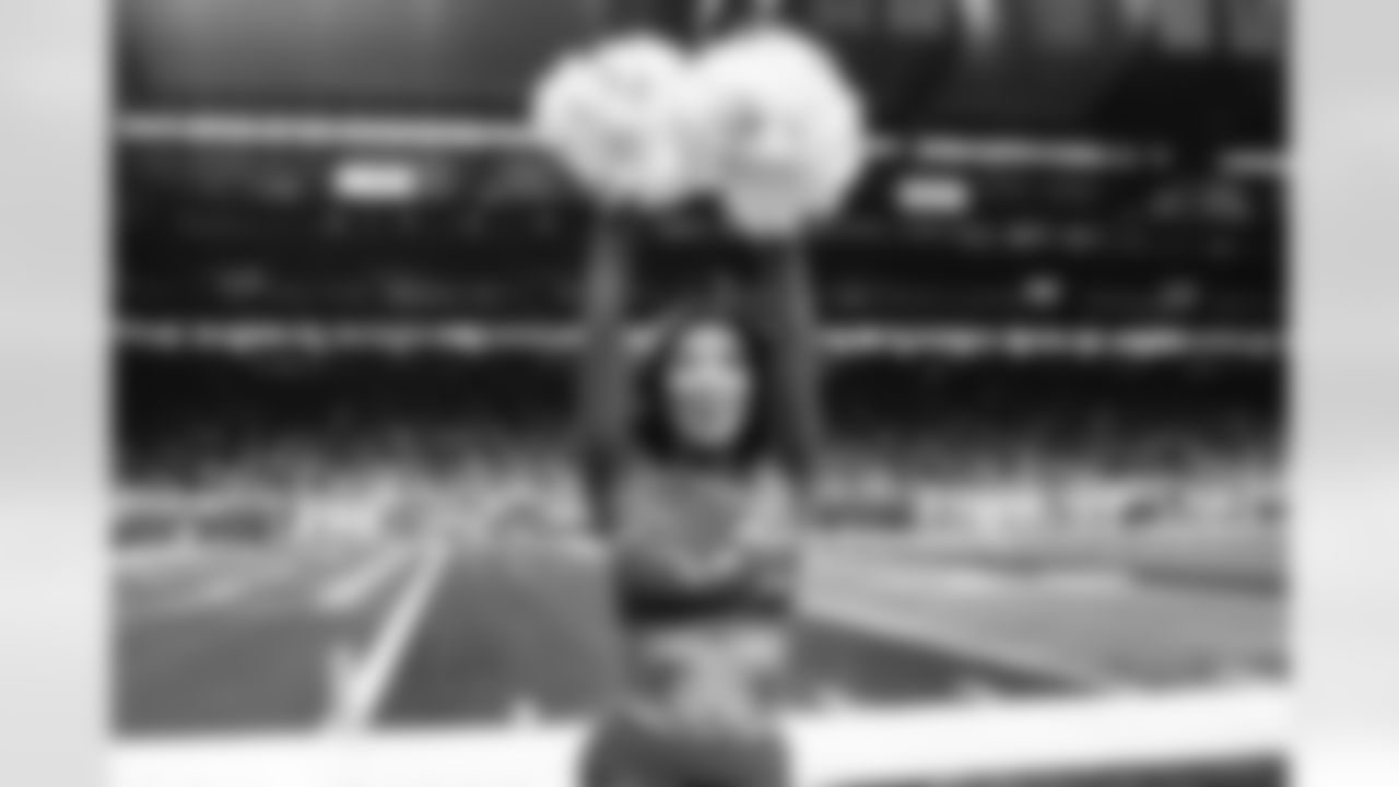 Detroit Lions Cheerleaders during a NFL football game against the Green Bay Packers on Sunday, January 9, 2022 in Detroit, MI. (Mike Ferdinande/Detroit Lions).