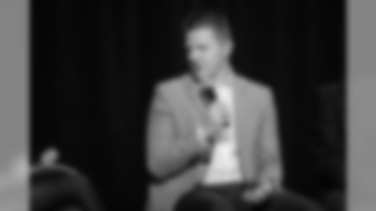 Detroit Lions offensive coordinator Darrell Bevell at the Season Ticket Member Summit on Monday, Feb. 11, 2019 in Detroit.