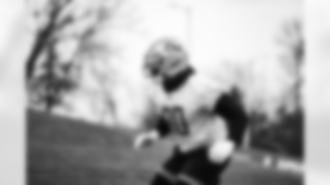Detroit Lions defensive lineman Michael Brockers (90) during practice at the Lions Training Facility in Allen Park, MI on November 11, 2022. (Jeff Nguyen/Detroit Lions)