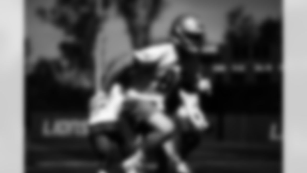 Detroit Lions defensive end Aidan Hutchinson (97) during Lions Rookie Minicamp at the Training Facility in Allen Park, MI on May 15, 2022. (Jeff Nguyen/Detroit Lions)