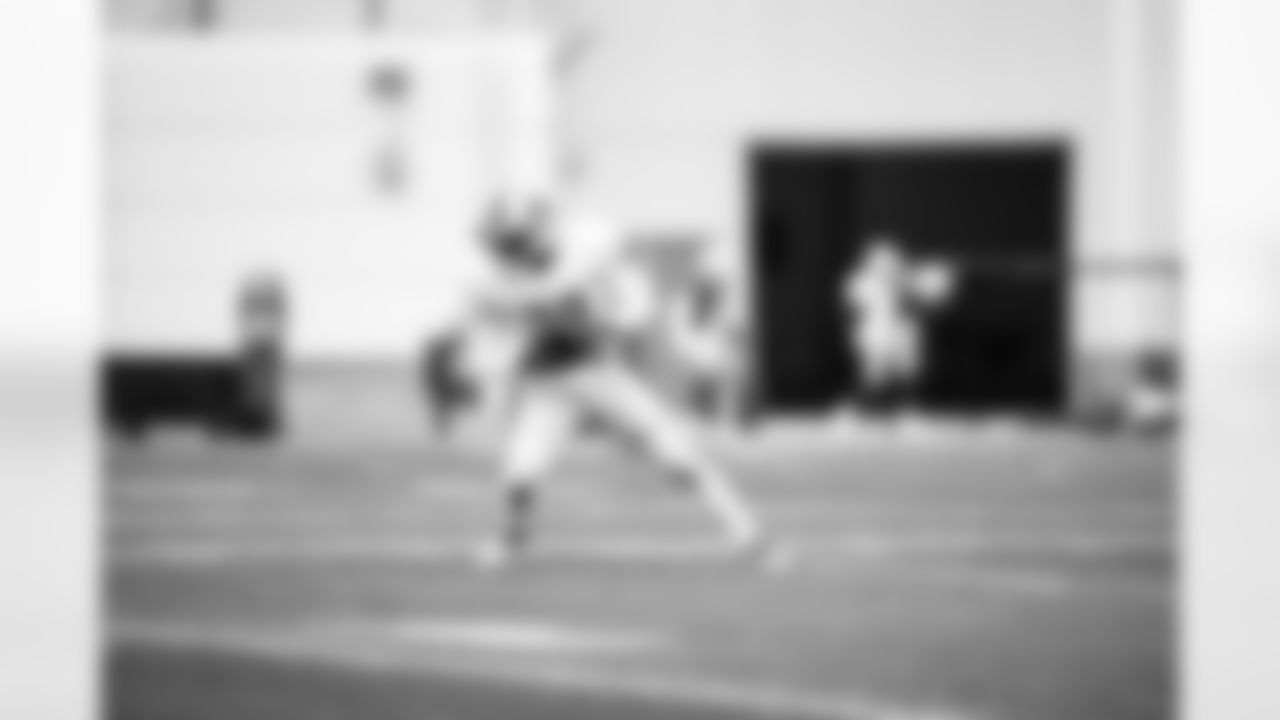 Detroit Lions running back Adrian Peterson (28) during training camp practice at the Training Facility in Allen Park, MI on September 9, 2020. (Jeff Nguyen/Detroit Lions)
