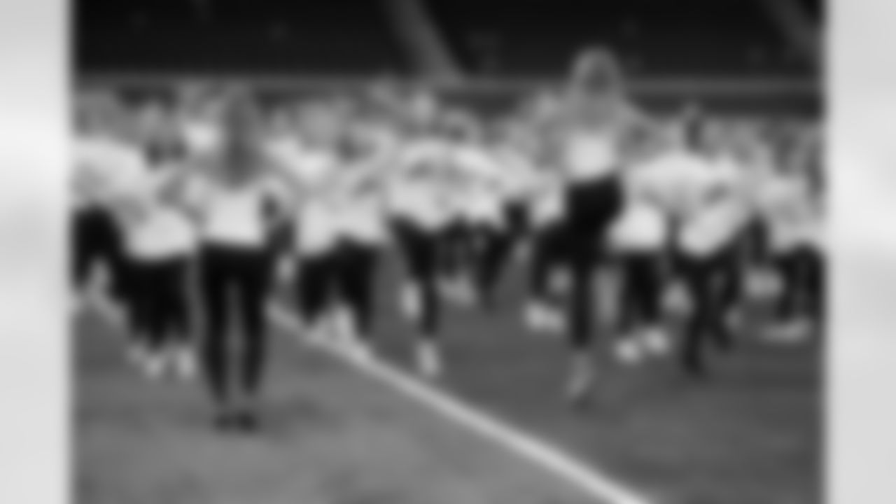 2022 Junior Detroit Lions Cheerleaders Clinic at Ford Field on December 10, 2022. (Mike Ferdinande/Detroit Lions)