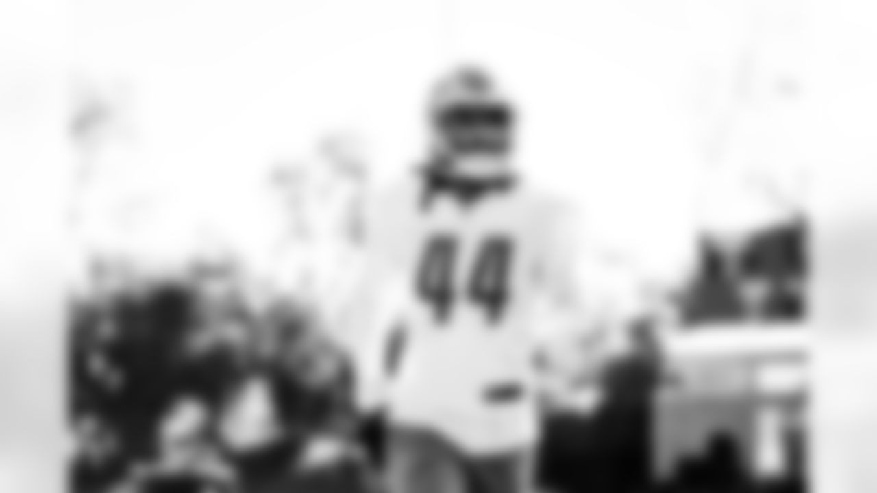 Detroit Lions linebacker Jalen Reeves-Maybin (44) during Lions practice at the Training Facility in Allen Park, MI on September 29, 2021. (Jeff Nguyen/Detroit Lions)