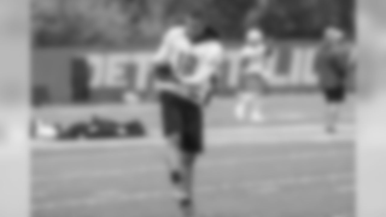 Detroit Lions wide receiver Kenny Golladay (19) during Day 4 of OTAs on Wednesday, May 29, 2019 in Allen Park, Mich. (Detroit Lions via AP)
