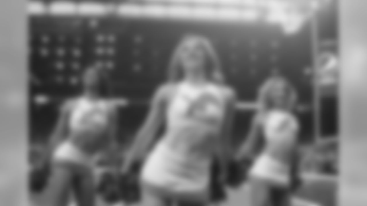 Detroit Lions Cheerleaders during a NFL football game against the Tampa Bay Buccaneers Sunday, Dec. 15, 2019 in Detroit. (Detroit Lions via AP).