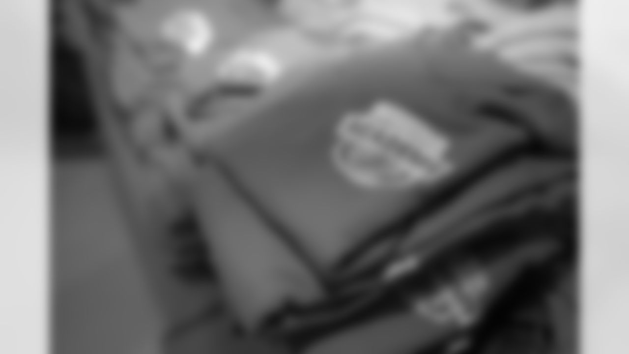 The Detroit Lions surprised students at Detroit Lions Academy with school supplies, uniforms, shoes, gym and art equipment and game tickets on their first day back at school, Tuesday, Sept. 4, 2018.