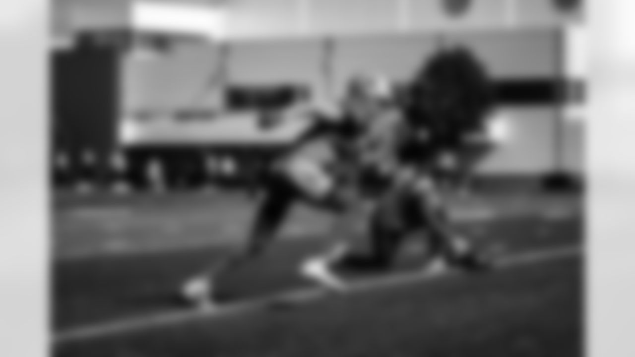 Detroit Lions wide receiver Marvin Jones Jr. (0) during practice at the Lions training facility in Allen Park, MI on October 11, 2023. (Jeff Nguyen/Detroit Lions)