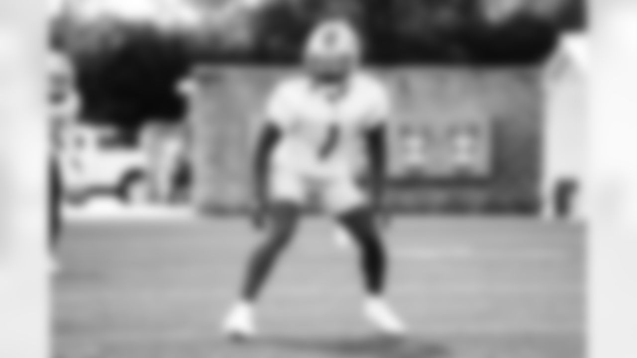 Detroit Lions cornerback Nickell Robey-Coleman (1) during Lions practice at the Training Facility in Allen Park, MI on October 13, 2021. (Jeff Nguyen/Detroit Lions)