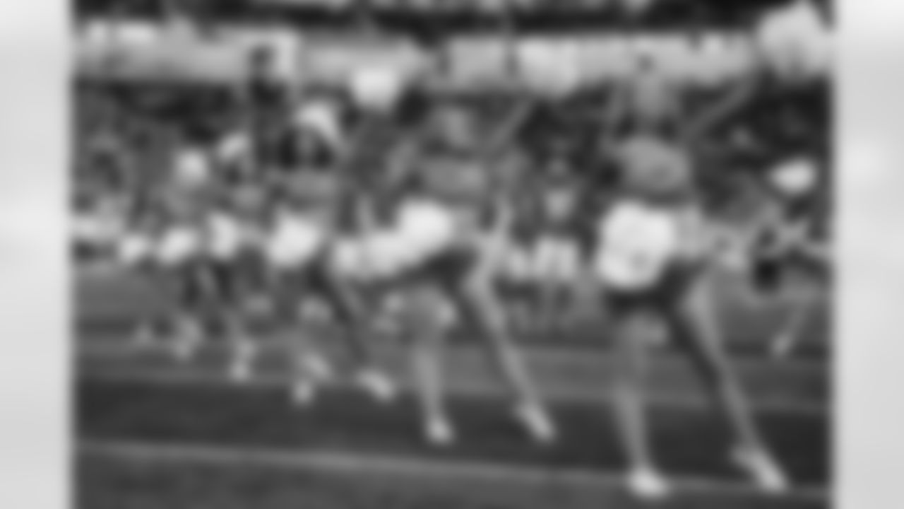 Detroit Lions Cheerleaders during a NFL football game against the Green Bay Packers on Sunday, January 9, 2022 in Detroit, MI. (Mike Ferdinande/Detroit Lions).