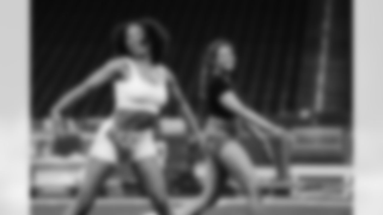 Detroit Lions Cheerleaders during the 2023 Auditions at Ford Field in Detroit, MI on May 7, 2023. (Jeff Nguyen/Detroit Lions)